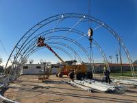 "Pallone" di Asciano: spunta la struttura geodetica
