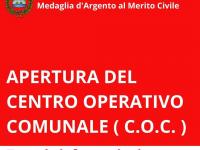 Aggiornamento allerta meteo 18/10: COC chiuso