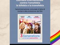 Giornata contro l'omofobia: proiezione di "3 Generations"