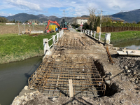 Avanzano i lavori ai ponti di via Palazzetto