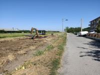 24 MAGGIO 2022 / Ciclopedonale di via Goldoni a Ghezzano, partiti i lavori