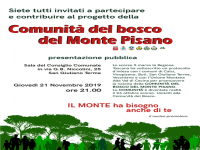 19 NOVEMBRE 2019 / Comunità  del Bosco, la presentazione in Sala del Consiglio con i Comuni di Buti, Calci, Vecchiano e Vicopisano