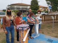 8 GIUGNO 2021 / Inaugurata la statua del delfino nel parco "Mattia Filippi" di Metato