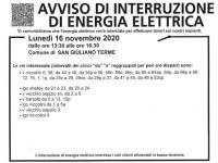 Interruzione energia elettrica a San Giuliano Terme il 16 novembre