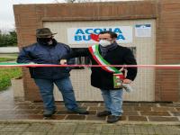 Inaugurato il fontanello di Acque SpA a Metato