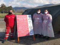 7 FEBBRAIO 2022 / Tamponi Covid-19, operativo il "drive through" della Croce Rossa a Pontasserchio